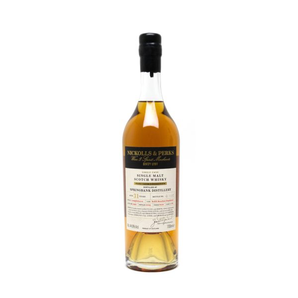 Springbank 12 Year Old 1960s | Nickolls & Perks