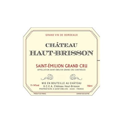 Chateau Haut-Brisson, Saint-Emilion Grand Cru